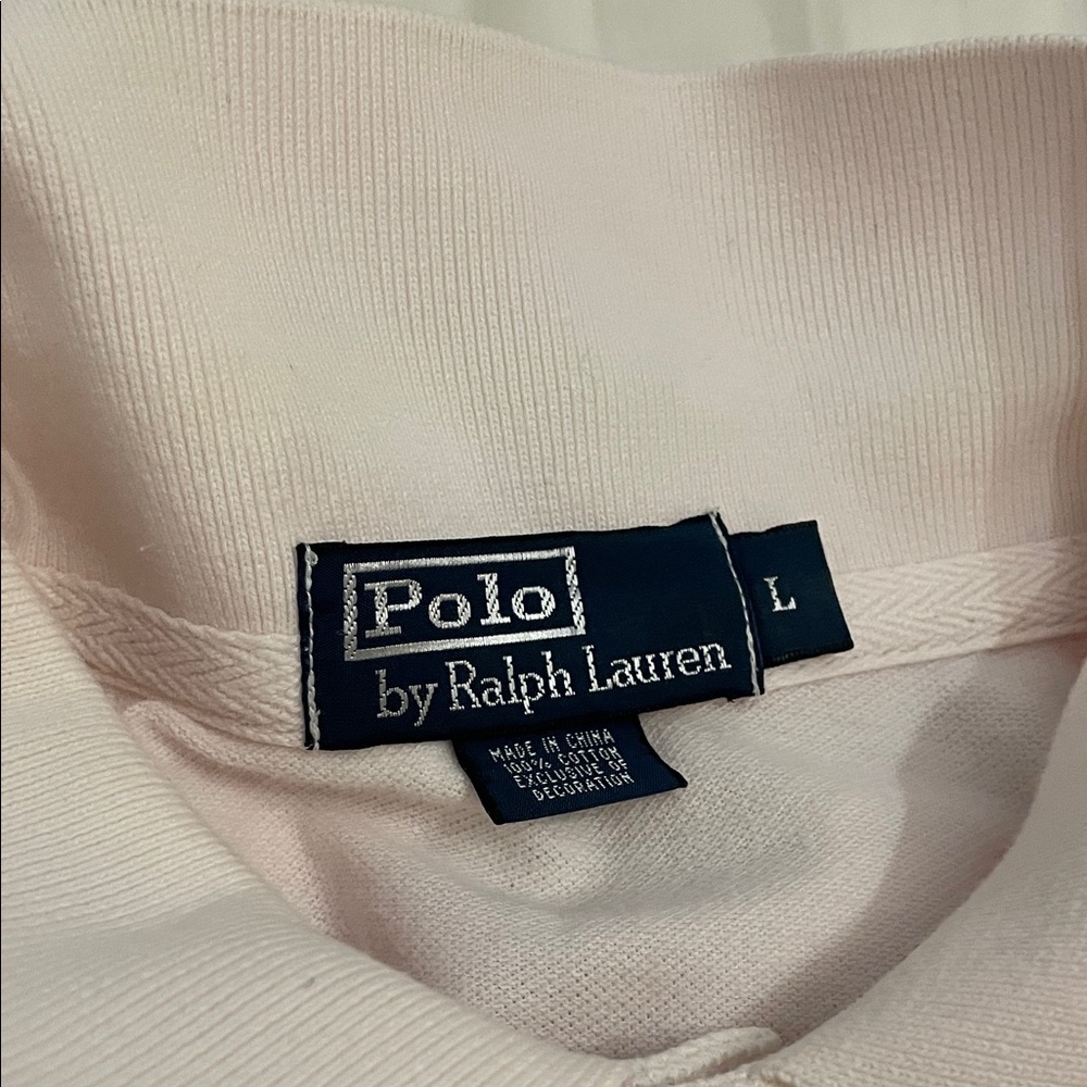 Polo Ralph Lauren Black Watch Big Pony Shirt Mens Large Pink Gold Crest Logo #2 - Picture 11 of 14